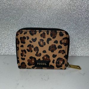 Fossil Leopard Wallet